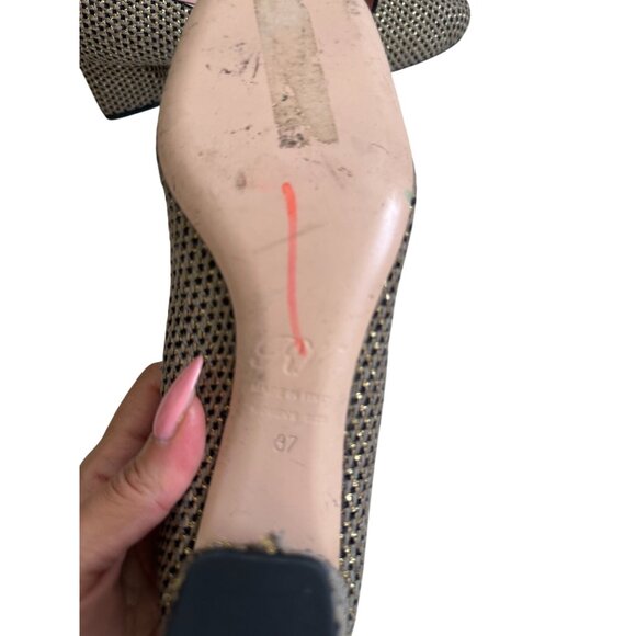 ROGER VIVIER Boucle Block Kitten Heels Size 37 - Picture 8 of 12